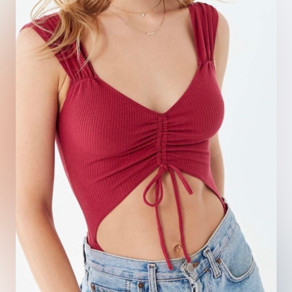 Urban Outfitters Out From Under Beatrice Cinched Cutout Bodysuit